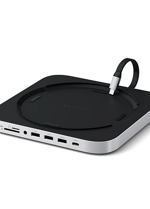 Підставка та концентратор для mac mini satechi stand hub for mac with w/ssd enclosure док-станція mac mini
