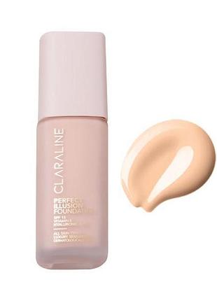 Сяюча тональна основа з spf 15 claraline p110 sunlight 44 мл