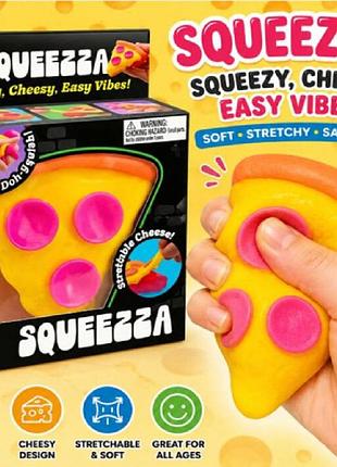 Оптом антистресс пицца needoh pizza squeeza squishy slice