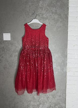 Сукня розшита паєтками на дівчинку 7-8р h&m