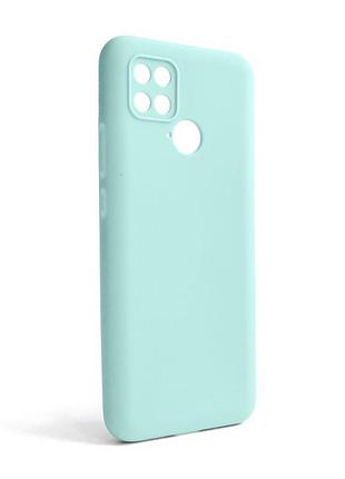 Чехол силіконовий для xiaomi poco c40 бірюзовий накладка на смартфон без логотипу закрита камера sku_stcom_2710000251316