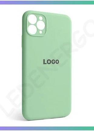 Чехол full silicone case для apple iphone 11 pro max салатовый накладка для защиты с закрытой камерой sku_stcom_2710000312819