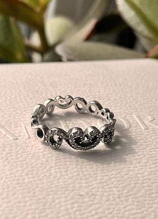 Серебряное кольцо пандора р.16.5, 18,5 6