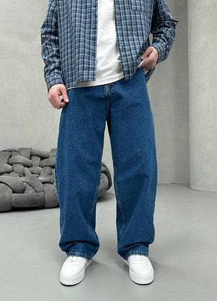 Стильные широкие джинсы baggy в синем цвете 🔝