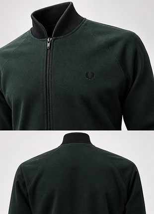 Куртка чоловіча fred perry бомбер чорний 3