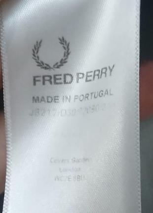 Куртка чоловіча fred perry бомбер чорний 5
