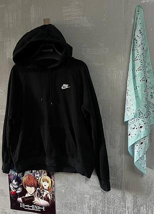 (m) nike худи черное 2