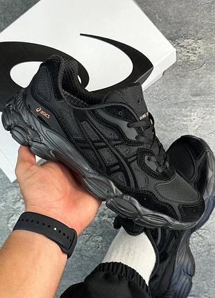 Кросівки чоловічі asics gel nyc чорні gortex