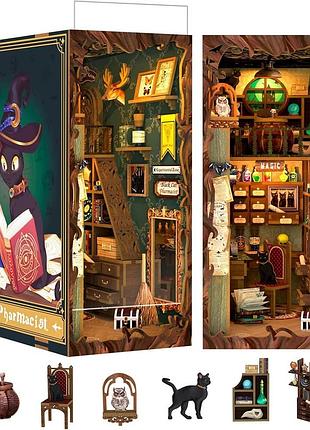 Деревянный 3d-пазл книжного уголка cutefun sz05 набор для создания книжной подставки