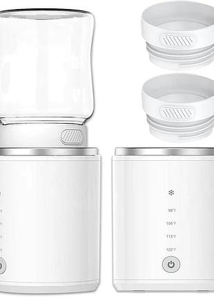 Беспроводной подогреватель для бутылочек portable bottle warmer n1 быстрый нагрев молока, 4 режима