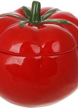 Сахарница керамическая "tomato" 600 мл с ложечкой