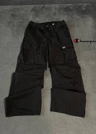 (m-xl) champion штаны-карго черные