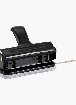 Дырокол hole punch 36-4305 металлический ручной дырокол с пластиковым корпусом