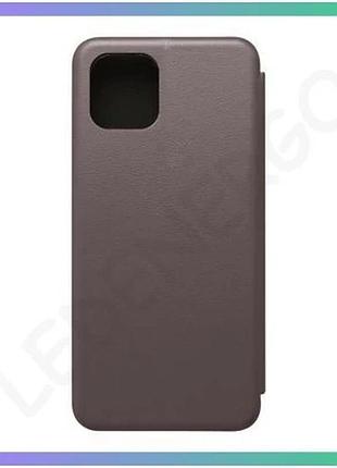 Чехол-книжка premium для samsung galaxy a03/a035 2021 серый с отделением для карт шкірозамінник sku_27 sku_stcom_2710000262688