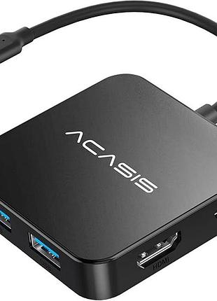 Док-станция acasis usb-c hub ac-hc31 хаб, адаптер usb c для macbook, многофункциональный адаптер