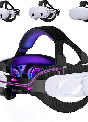 Ремінець для голови mv1000 з акумулятором hasacool quest vr head strap для meta quest 3/3s/2