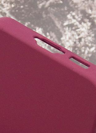 Чехол silicone cover lakshmi full camera (aaa) для samsung galaxy a15 4g/5g / m15 5g бордовый / plum 3