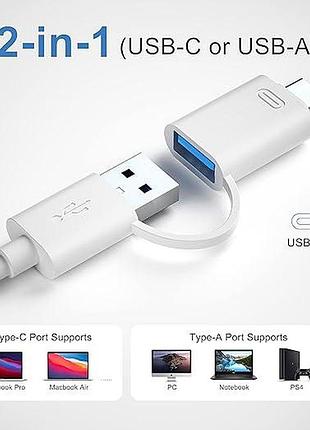 Usb-концентратор byeasy splitter with type-c adapter uh109d портативный usb-разветвитель с 4 портами 3