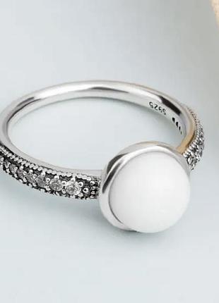 Серебряное кольцо пандора р.16,6, 18,5 pandora