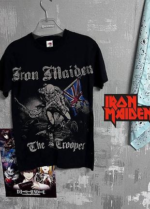 (2011) (s) iron maiden the trooper футболка мерч черная 2011 года