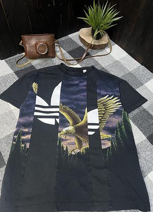 Футболка чоловіча adidas originals x dry clean only (bangkok) чорна з принтом