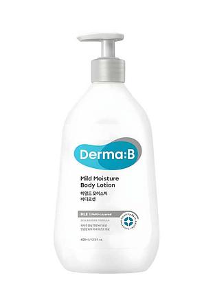 Лосьйон для тіла зволожувальний derma:b mild moisture body lotion, 400 мл