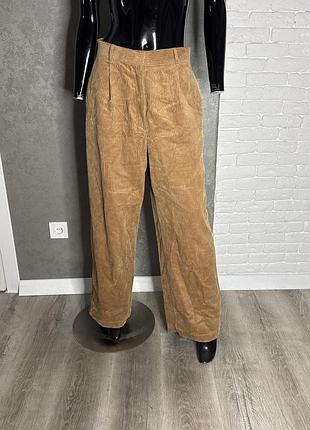 Вельветові штани брюки monki, l