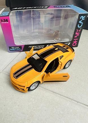 Машинка інерційна chevrolet camaro автосвіт