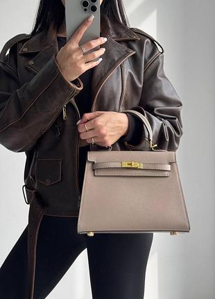 🤍🤍🤍hermes kelly | medium брендова сумочка ермес бежева натуральна шкіра преміум люкс