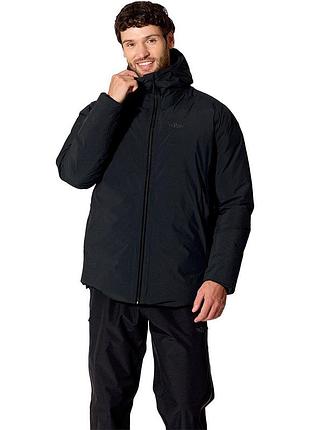 Пуховик rab valiance jacket (размер large, цвет black)