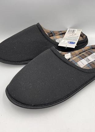 Тапки town land hausschuhe / slippers 44 eu 29 см чорний ian 480129-2410 00-00001549