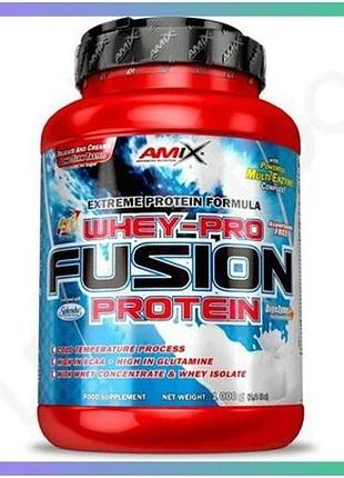 Протеїн amix whey pro fusion 1 кг шоколад-кокос сироватковий протеїн для набору м'язової маси та відно sku_fitsh_cn8294-9