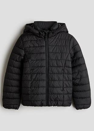 Куртка дитяча h&m чорна 10-11 років 140 см
