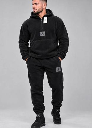 Спортивний костюм чоловічий jordan flight polar fleece чорний