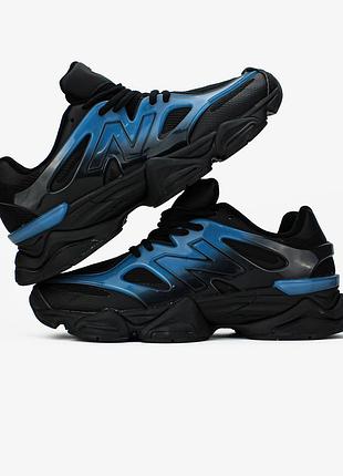 Кросівки new balance 9060 navy blue black gradient💙