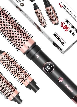 Воздушный браш для волос 30/38/45 мм tiwiche thermal brush set pro ctn0-11 круглая термощетка для укладки 3 в 1