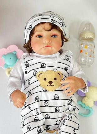 Дитяча лялька reborn baby doll реалістична лялька реборн з ефектом новонародженої дитини, лялька немовля