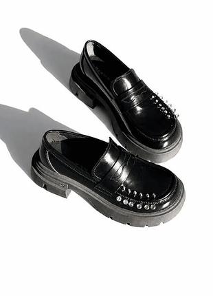 Туфли evie для девочки charm black, размер 35 (23 см.)