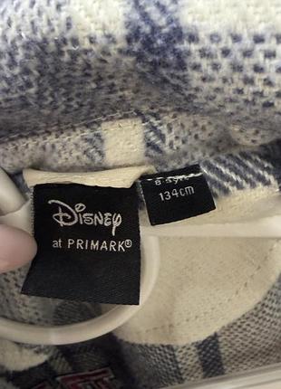 Рубашка для дівчинки mickey в клітинку, тепла 5