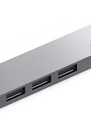 Багатофункційний адаптер ugreen usb-c multifunction adapter cm251 хаб, usb-c адаптер для ноутбука