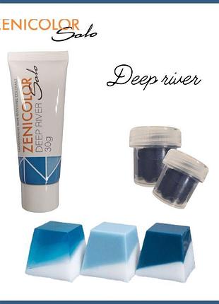 Пигмент глубокая река (темно-синий) zenicolor solo - 10г