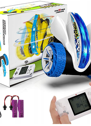 Машинка з дистанційним керуванням thinkmax rc kids stunt car перегоновий автомобіль обертається на 360°