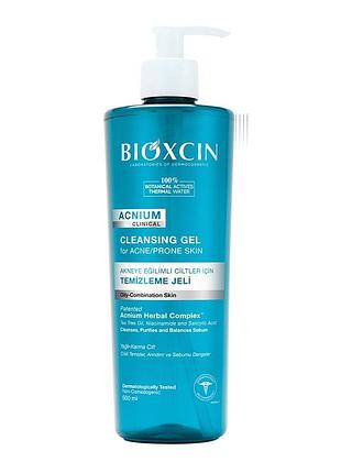 Очищувальний гель для вмивання проти акне bioxcin, 500 мл