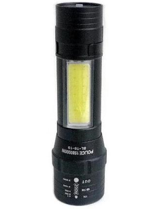 Ручной фонарик bl 19 t6 usb micro