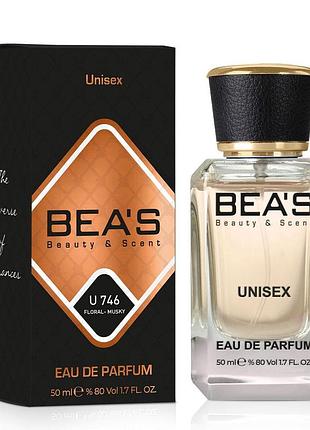 Парфюмированная вода bea's u746 унисекс, 50 мл