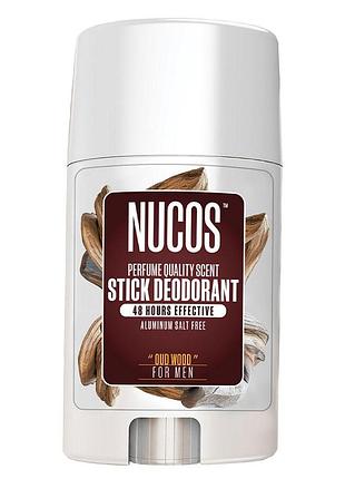 Чоловічий дезодорант-стік nucos oud wood, 50 мл