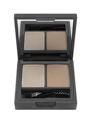 Палетка для макияжа бровей alix avien 701 soft brown, 2х1,5 г