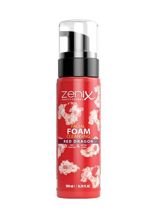 Восстанавливающая детокс-пенка с экстрактом драконового дерева zenix, 200 мл