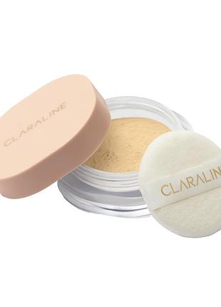 Рассыпчатая пудра для лица claraline bc84 banana, 8 г