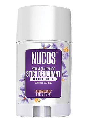 Жіночий дезодорант-стік nucos ultraviolence, 50 мл